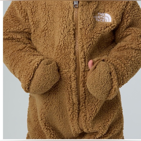 The North Face Brown Kids One Piece Footie - Picture 3 of 9